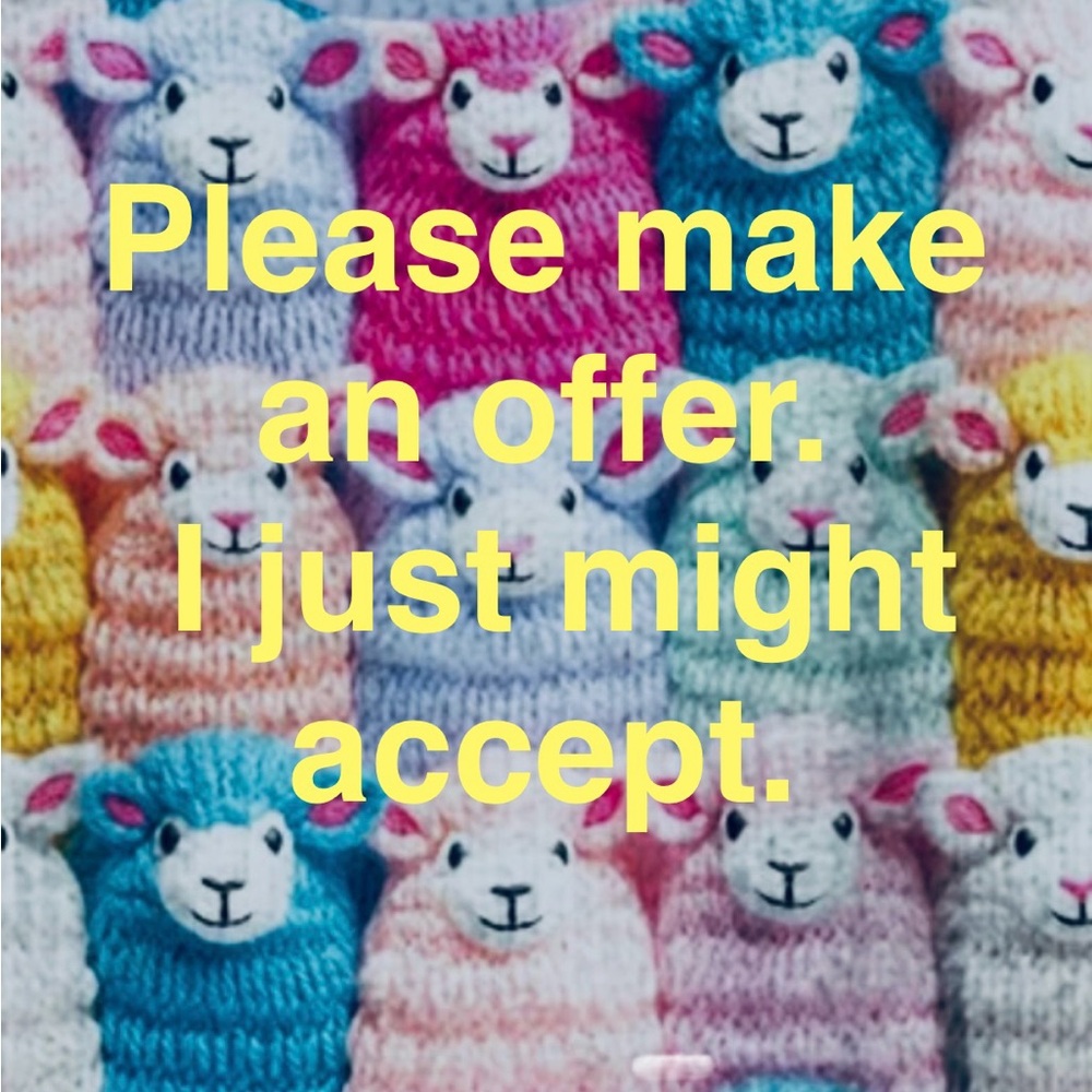 I’m accepting or countering offers - need to downsize my Posh Closet